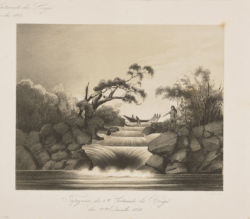 1) Jurua, First Cataract on the Xingu River, December 17, 1842; 2) Acahi-teua, Third Cataract on