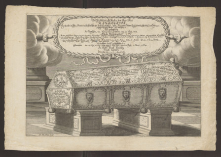 Sarcophagus of Margareta Brahe, Duchess of Hesse-Homburg; Johann Philipp Thelott (1638–1671),