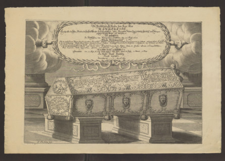 Sarcophagus of Margareta Brahe, Duchess of Hesse-Homburg; Thelott, Johann Philipp (1638–1671),
