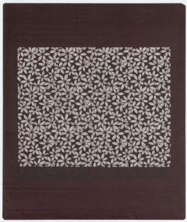 Ise katagami dyeing stencil - flowers (hana), Ôsugi, Ishimi (1936- ), author, floral (ornament),