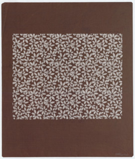 Ise katagami dyeing stencil - flowers (hana), Ôsugi, Ishimi (1936- ), author, floral (ornament),