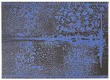 From the series 'Towards the Sky', purple and black; Janusz Przybylski (1937–1998), painter; sky,