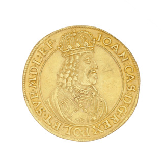 Torun donative — 4 ducats by Hans Dawid Lauer (active 1649–1669), 1659. Gold coin (weight 13.85 g).