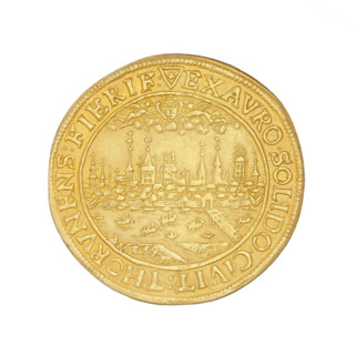 Torun donative — 4 ducats by Hans Dawid Lauer (active 1649–1669), 1659. Gold coin (weight 13.85 g)