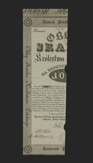 Treasury Bond of the Kingdom of Poland No. 2061 for 1,000 zloty, issued by virtue of the