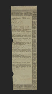Treasury Bond of the Kingdom of Poland No. 2061 for 1,000 zloty, issued by virtue of the