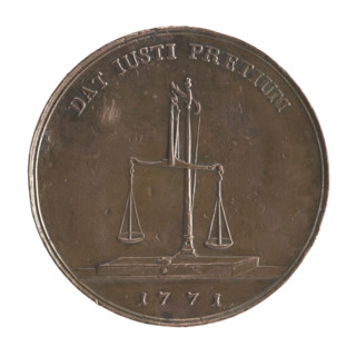Trial crown thaler, Stanislaw August Poniatowski (King of Poland; 1764–1795); engraver: Johann