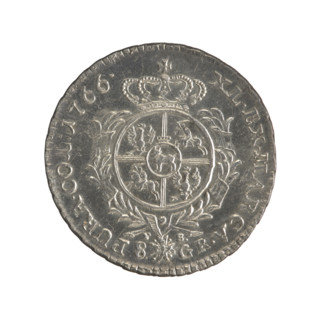 2 gold crown coins, Sylm, Frederick (1765–1767), Stanislaw August Poniatowski (King of Poland;