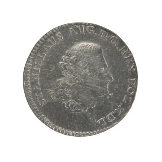 2 gold crown coins of Stanislaw August Poniatowski (King of Poland; 1732–1798), 1766. Obverse: head