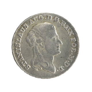 2 gold crown coins, Stanislaw August Poniatowski (King of Poland; 1732–1798), Polish crown coins.