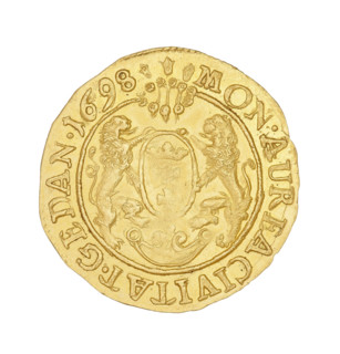 Gdansk ducat, Augustus II the Strong (King of Poland; 1697–1706, 1709–1733), Augustus II the Strong