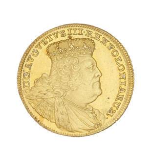 Crown Augustus; maker: Croll, Ernest Dietrich (fl. 1753–1763); subject: Augustus III Sas (King of