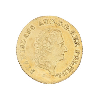 One and a half Crown ducat, Stanislaw August Poniatowski (King of Poland; 1764–1795 / 1732–1798),