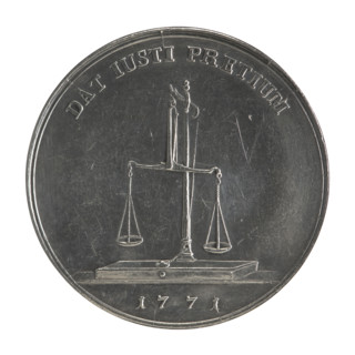 Crown trial thaler, Stanislaw August Poniatowski (King of Poland; 1764–1795), engraved by Johann