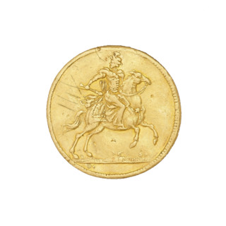 Ducat minted to commemorate the election of King August II the Strong (King of Poland; 1697–1706,