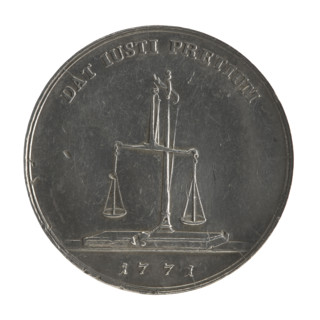 Trial crown thaler, Stanislaw August Poniatowski (King of Poland; 1764–1795). Obverse: Head of