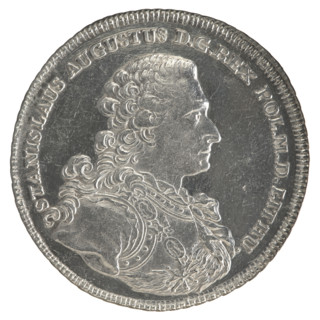 crown thaler, Sylm, Fryderyk (1765–1767), Stanislaw August Poniatowski (king of Poland; 1764–1795).