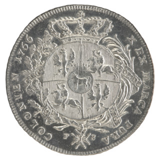 crown thaler, Sylm, Fryderyk (1765–1767), Stanislaw August Poniatowski (king of Poland; 1764–1795).