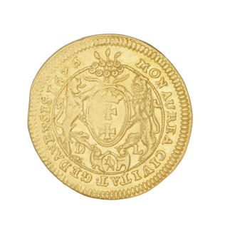 Gdansk ducat, John III Sobieski (King of Poland; reign 1674–1696); maker: Daniel Lesse (1656–1685).