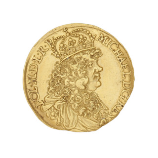 Gdansk ducat, Michal Korybut Wisniowiecki (King of Poland; 1669–1673), Lesse, Daniel (1656–1685),