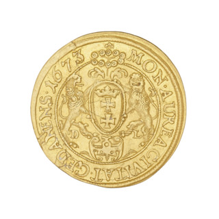 Gdansk ducat, Lesse, Daniel (1656–1685), Michal Korybut Wisniowiecki (King of Poland; 1669–1673),