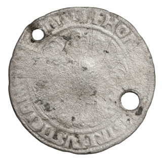 Teutonic quarter-guilder, Albrecht Hohenzollern (prince in Prussia; Grand Master; 1490–1568);