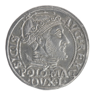 Lithuanian grosz on a Polish foot, Sigismund II Augustus (King of Poland; 1544–1572), Jagiellon