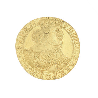 Crown half thaler in gold = 5 ducats; Danillowicz, Jan (fl. 1632–1650); Pyrami, Gerhard (fl.