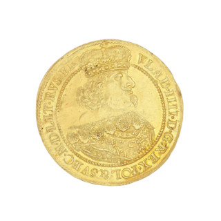 Gdansk double-ducat, Rogge, Gerhard (fl. 1639–1657); Wladyslaw IV Vasa (King of Poland; 1595–1648).