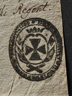 Seal of the Civil-Military Order Commission of the Braclaw Voivodeship and County; seals attached