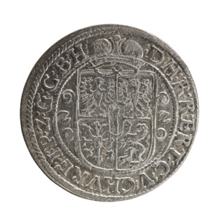 Obv. Bust facing right in mitre and electoral mantle. In the right hand a sceptre, the left resting