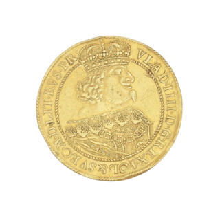 Gdansk half-thaler in gold - 4 ducats, Wladyslaw IV Vasa (king of Poland; 1632–1648), maker: