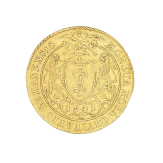 Gdansk half-thaler in gold - 4 ducats, Wladyslaw IV Vasa (king of Poland; 1632–1648), Rogge,