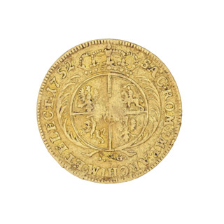 Crown ducat, Goedecke, Johan Georg (1750–1753); August III Sas (King of Poland; Elector of Saxony;