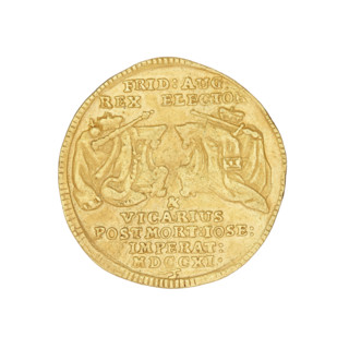 Vicar's ducat, Augustus II the Strong (king of Poland; 1697–1706, 1709–1733), Augustus II the
