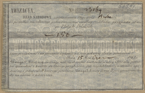 National tax notice from the National Government concerning securities and personal receipts