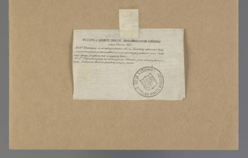 National tax notice; National Government; securities; National Government notice; January Uprising
