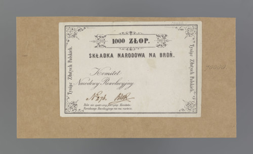 National contribution for weapons, securities, National Government, national contribution for