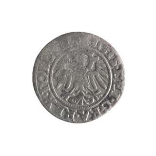 Gdansk szelag, Sigismund I the Old (King of Poland; 1506–1548); 1546; obverse: Eagle of Royal