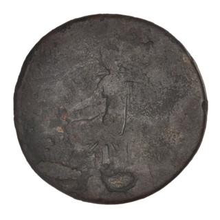 sestertius, Trajan (53–117; Roman emperor 98–117); obverse: head of Trajan in laurel wreath facing
