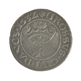 Gdansk grosz, Sigismund I the Old (King of Poland; 1467–1548), Jagiellonians (dynasty), Polish