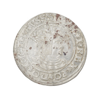 Prussian grosz, Sigismund I the Old (King of Poland; 1506–1548). Coin (grosz), 1528, Torun, Poland.