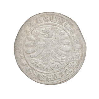 Prussian grosz, Sigismund I the Old (King of Poland; 1506–1548), 1528, Torun, Poland. Obverse: