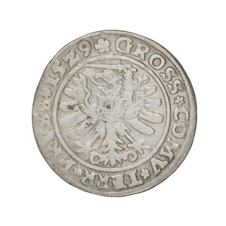 Prussian grosz, Sigismund I the Old (King of Poland; 1506–1548); 1529, Torun, Poland. Obverse: