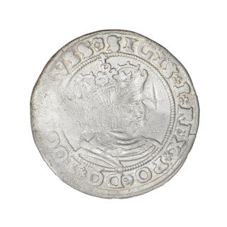 Prussian grosz, Sigismund I the Old (King of Poland; 1506–1548); 1529, Torun, Poland. Obverse: