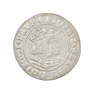 Prussian grosz, Sigismund I the Old (King of Poland; 1467–1548), 1530. Obverse: Crowned male bust