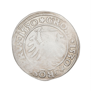 Prussian grosz, Sigismund I the Old (King of Poland; 1506–1548), eagles, Polish coins,