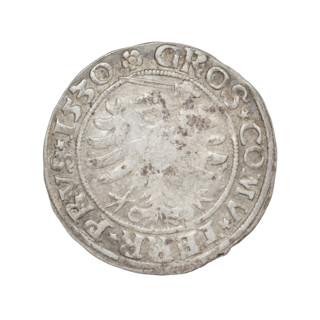 Prussian grosz, Sigismund I the Old (King of Poland; 1467–1548). Coin (1530), Torun, Poland.