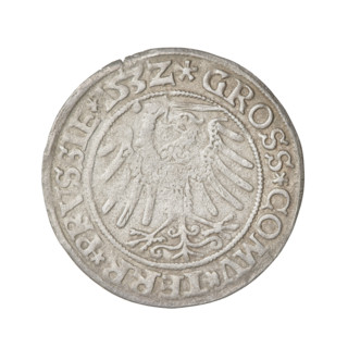 Prussian grosz, Sigismund I the Old (King of Poland; 1506–1548), eagles, Polish coins, Jagiellons