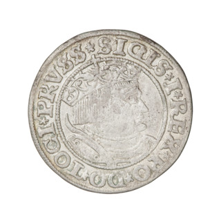 Prussian grosz, Sigismund I the Old (King of Poland; 1506–1548), eagles, Polish coins,
